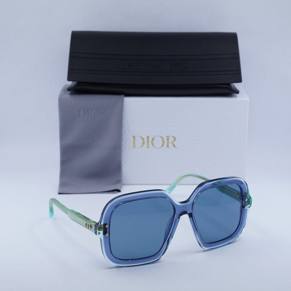 Dior DIORHIGHLIGHT S1I 30B0 Square Sunglasses - Blue